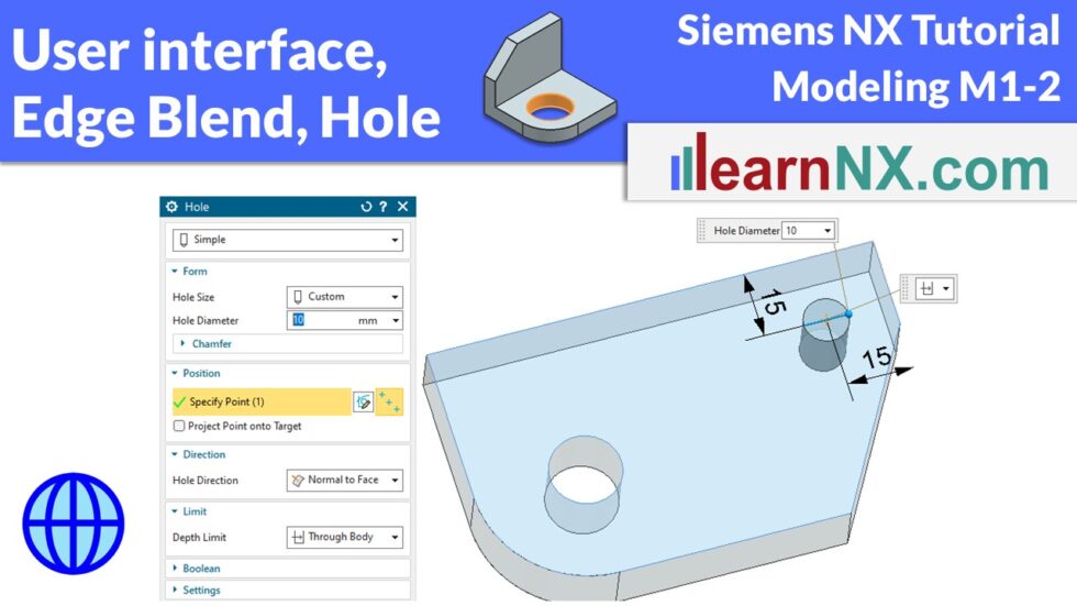 Siemens NX Tutorial | Synchronous modeling