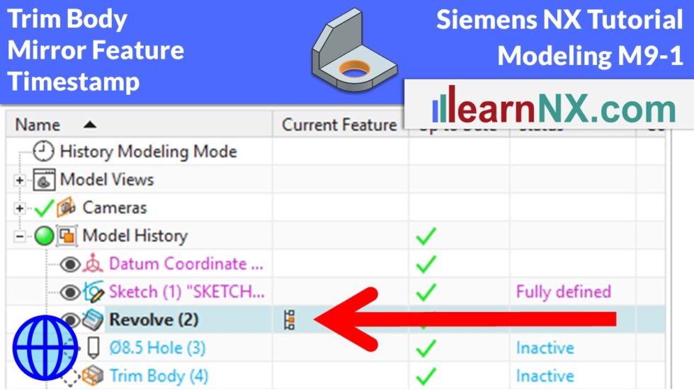 Siemens NX Tutorial | Synchronous modeling